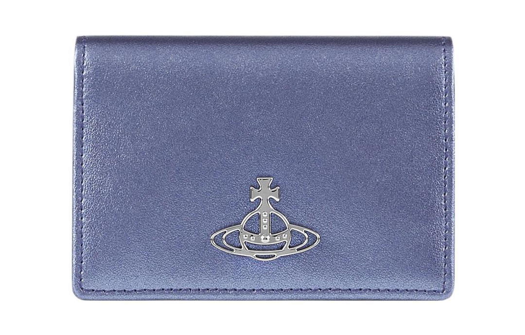 Vivienne Westwood Vivienne Westwood Cow Leather Card Holder Women's Blue