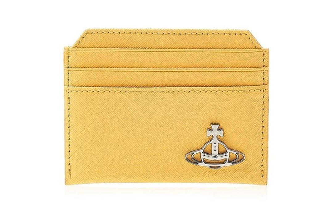 Vivienne Westwood Vivienne Westwood Cow Leather Card Holder Regular Women's Yellow