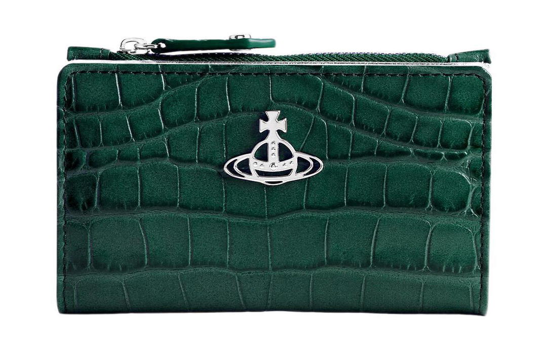 Vivienne Westwood Vivienne Westwood Calfskin Card Holder Women's Dark Green