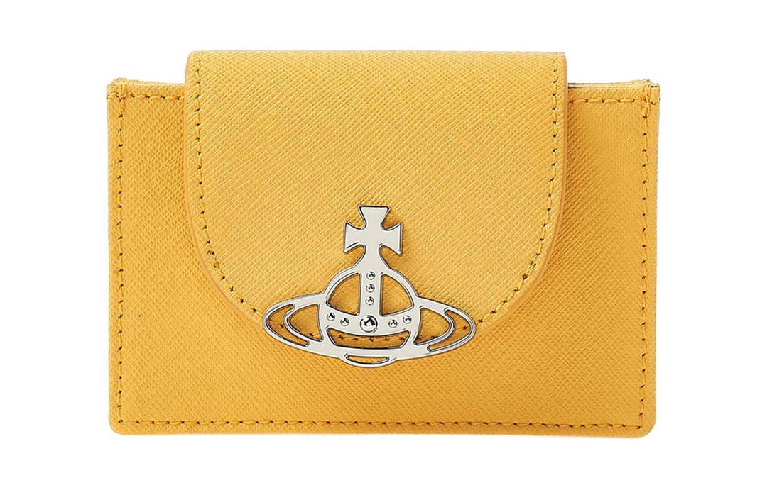 Vivienne Westwood Vivienne Westwood Leather Card Holder Women's Yellow