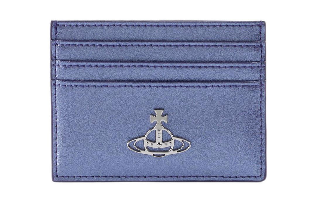 Vivienne Westwood Vivienne Westwood Cow Leather Card Holder Women's Light Blue
