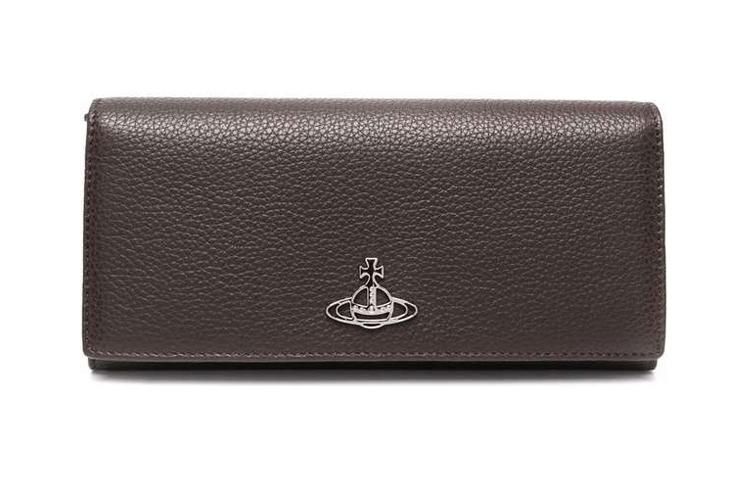 Vivienne Westwood Vivienne Westwood Leather Card Holder Wallet Men's Brown