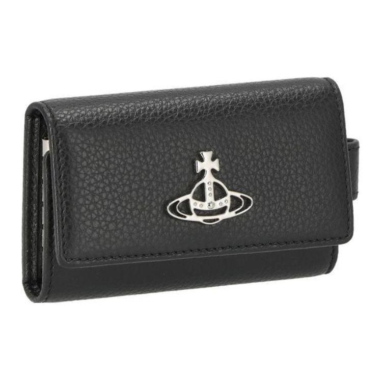Vivienne Westwood Vivienne Westwood Cow Leather Key Pouch Women's Black