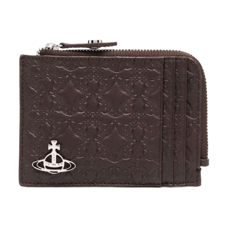 Vivienne Westwood Vivienne Westwood Leather Card Holder Regular Unisex Brown