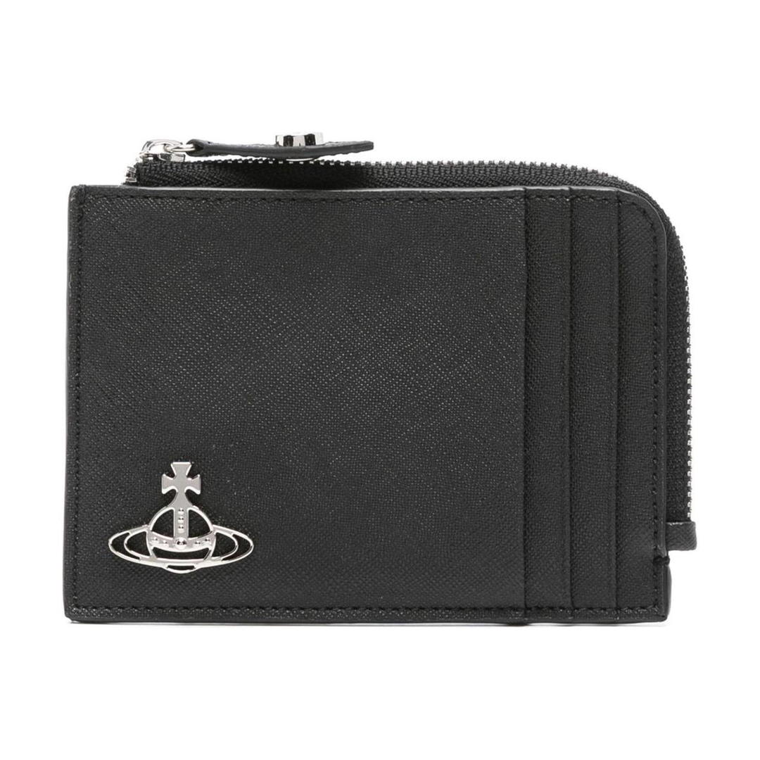 Vivienne Westwood Vivienne Westwood Leather Card Holder Men's Black