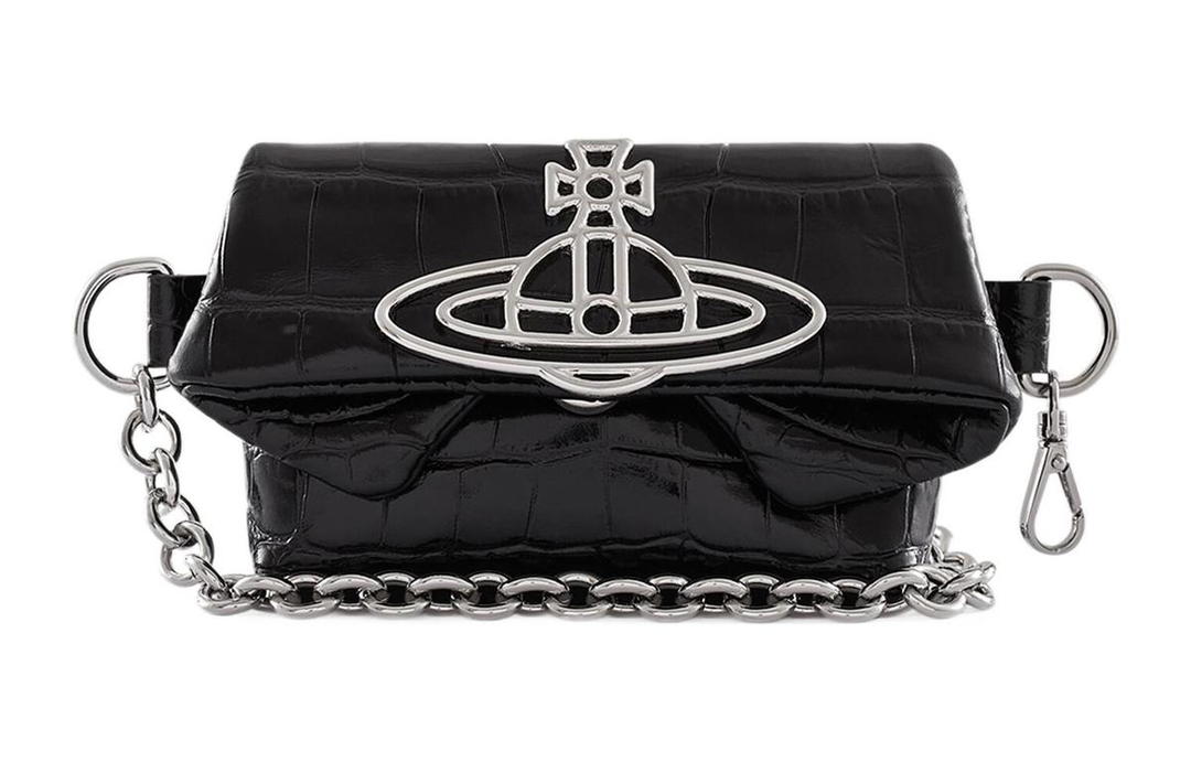 Vivienne Westwood Vivienne Westwood Calfskin Fanny Pack Mini Women's Black