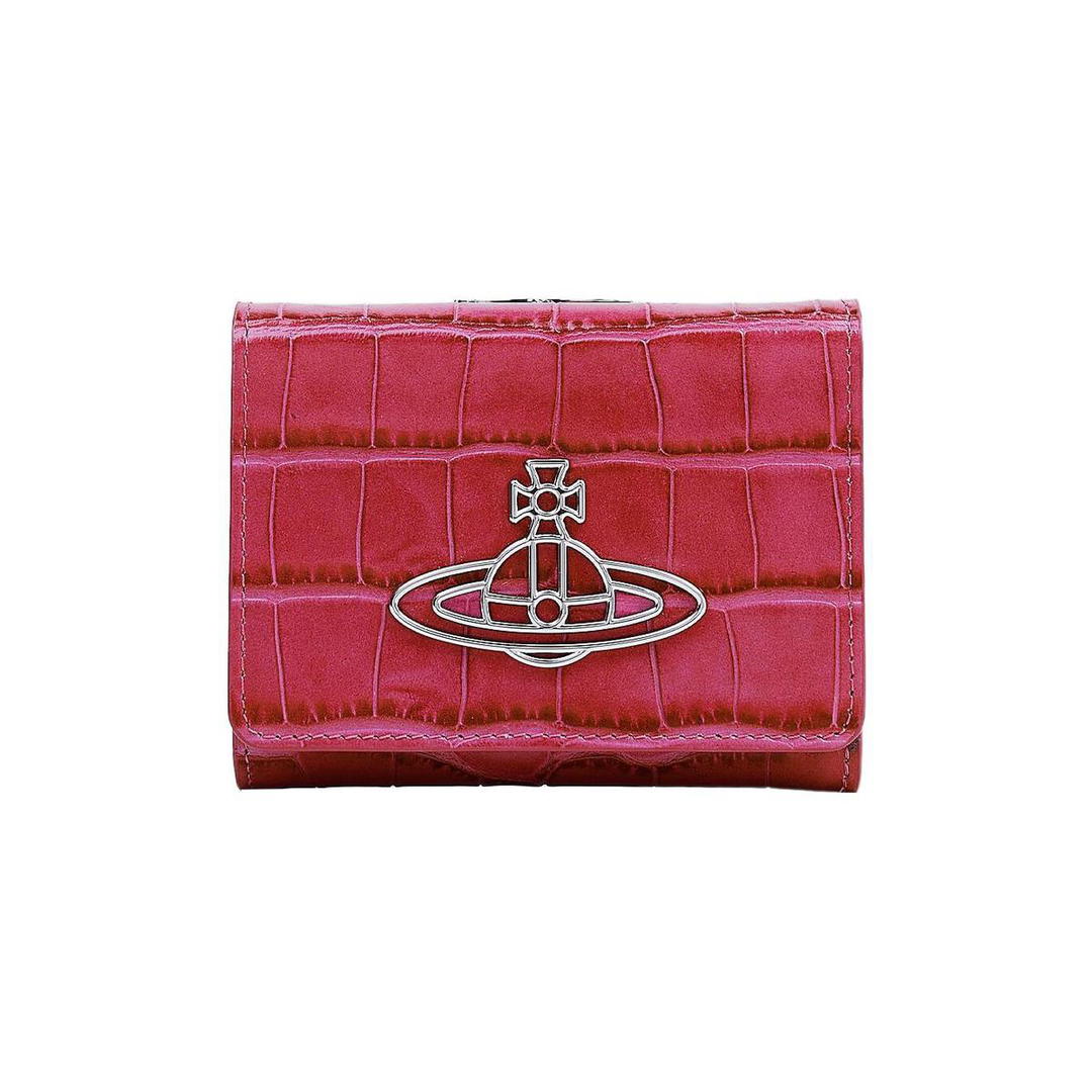 Vivienne Westwood Vivienne Westwood Calfskin Wallet Women's Rose Red