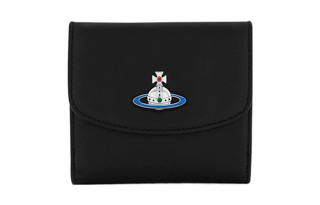 Vivienne Westwood Vivienne Westwood Lambskin Wallet Regular Women's Black