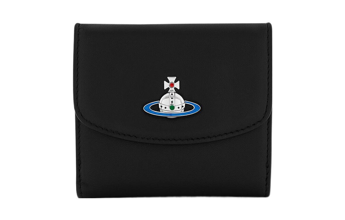 Vivienne Westwood Vivienne Westwood Lambskin Wallet Regular Women's Black