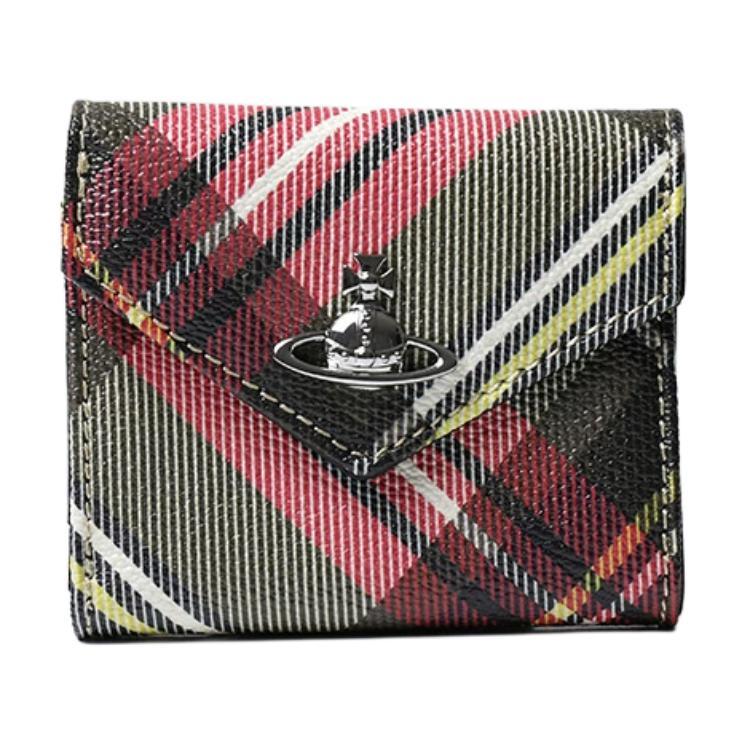 Vivienne Westwood Vivienne Westwood PVC Coated Canvas Wallet Mini Women's Multicolor