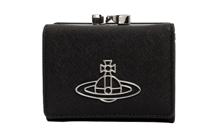 Vivienne Westwood Vivienne Westwood Saffiano Cow Leather Wallet Women's Black