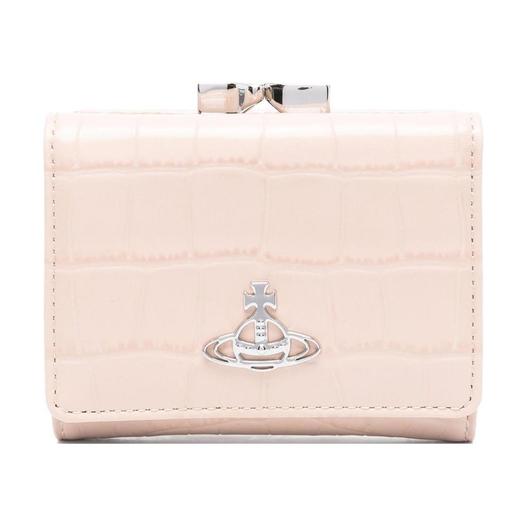 Vivienne Westwood Vivienne Westwood Leather Wallet Small Size Women's Pink