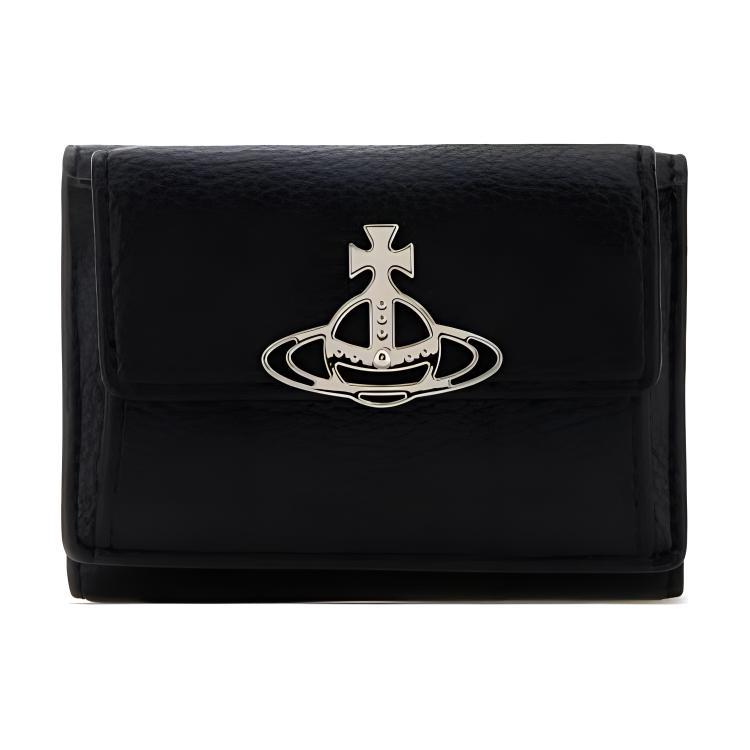 Vivienne Westwood Vivienne Westwood Logo Plaque Small Flap Purse