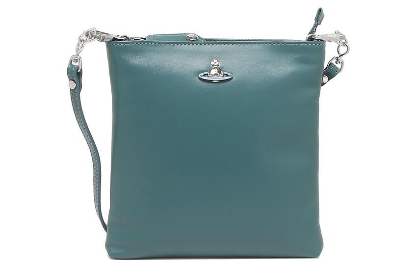 Vivienne Westwood Vivienne Westwood Leather Shoulder Bag Crossbody Bag Women's Green