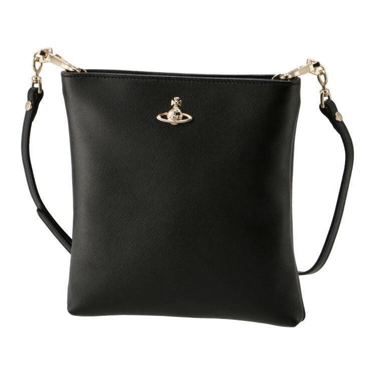 Vivienne Westwood Vivienne Westwood Leather Shoulder Bag, Crossbody Bag Women's Black