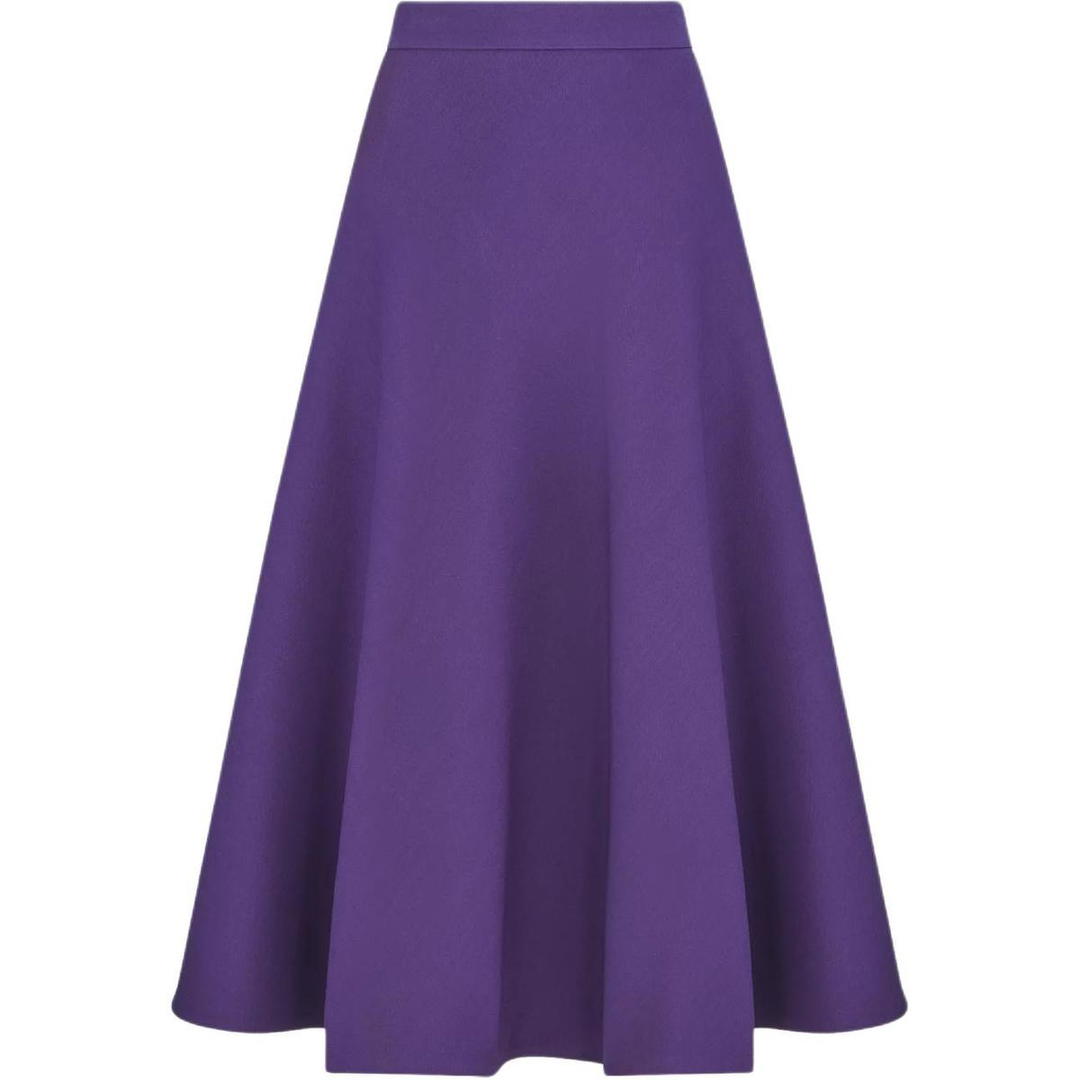 Dior Dior FW24 Casual Long Skirts Women's Purple