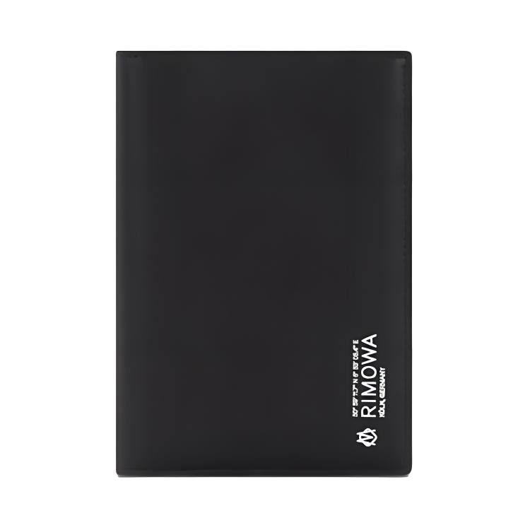 Rimowa RIMOWA Never Still Flap Closure Leather Passport Holder Card Holder Unisex Green & Black