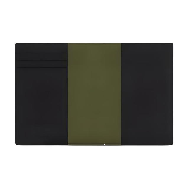 Rimowa RIMOWA Never Still Flap Closure Leather Passport Holder Card Holder Unisex Green & Black - view 4