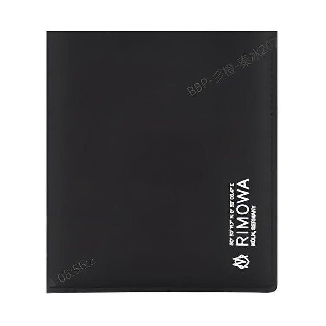 Rimowa RIMOWA Never Still Flap Closure Leather Passport Holder Card Holder Unisex Green & Black - view 5