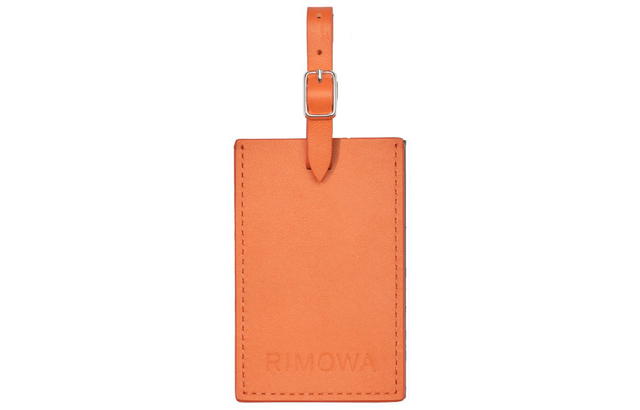 Rimowa RIMOWA Nappa Leather Luggage Tag Dark Orange - view 1