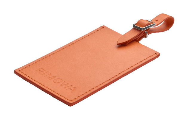 Rimowa RIMOWA Nappa Leather Luggage Tag Dark Orange - view 3