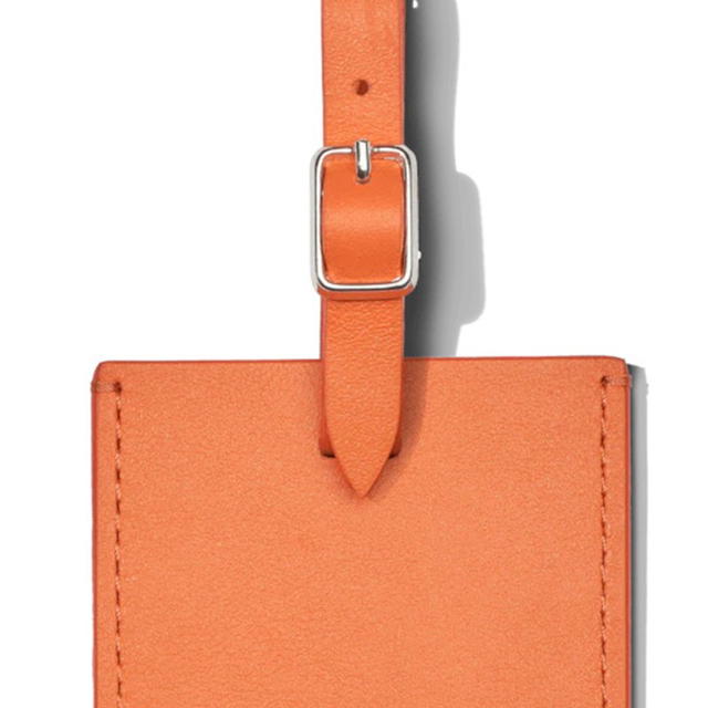 Rimowa RIMOWA Nappa Leather Luggage Tag Dark Orange - view 4