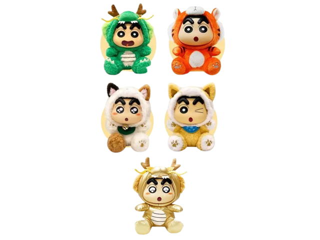 52toy 52 Toys Crayon Shin-Chan Dragon Year Animal Cosplay Blind Box Whole Set - view 2