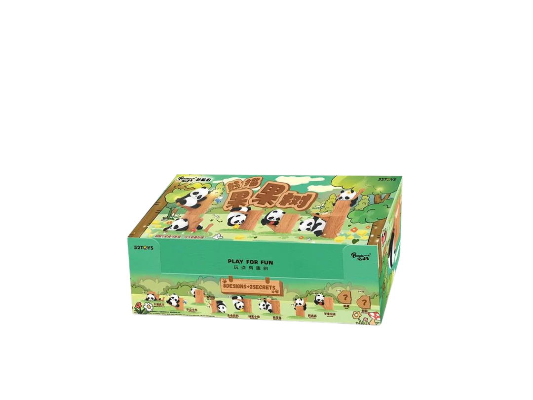 52toy 52 Toys Panda Roll Fruit Tree Climbing Series Blind Box Whole Set