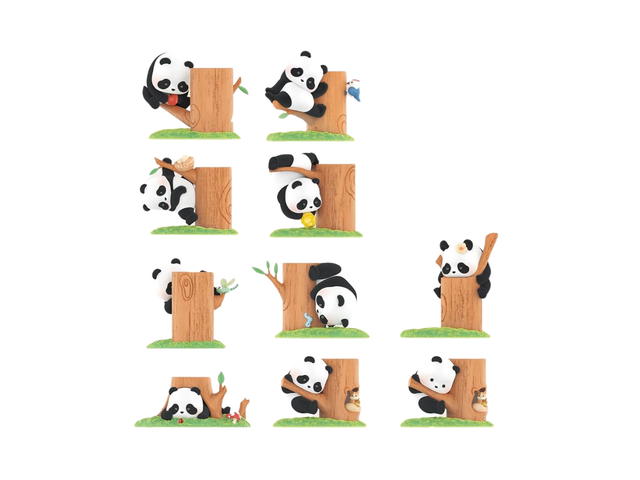 52toy 52 Toys Panda Roll Fruit Tree Climbing Series Blind Box Whole Set - view 2