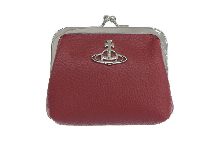 Vivienne Westwood Vivienne Westwood Pure Grain Leather Coin Purse Women's Red