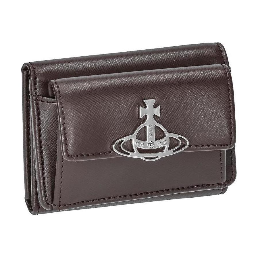 Vivienne Westwood Vivienne Westwood Cow Leather Wallet Women's Dark Brown