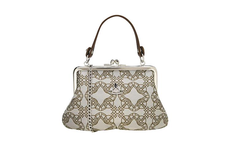 Vivienne Westwood Vivienne Westwood Polyester Dumpling Bag, Portable Shoulder Bag, Crossbody Bag, Wallet Regular Women's Brown
