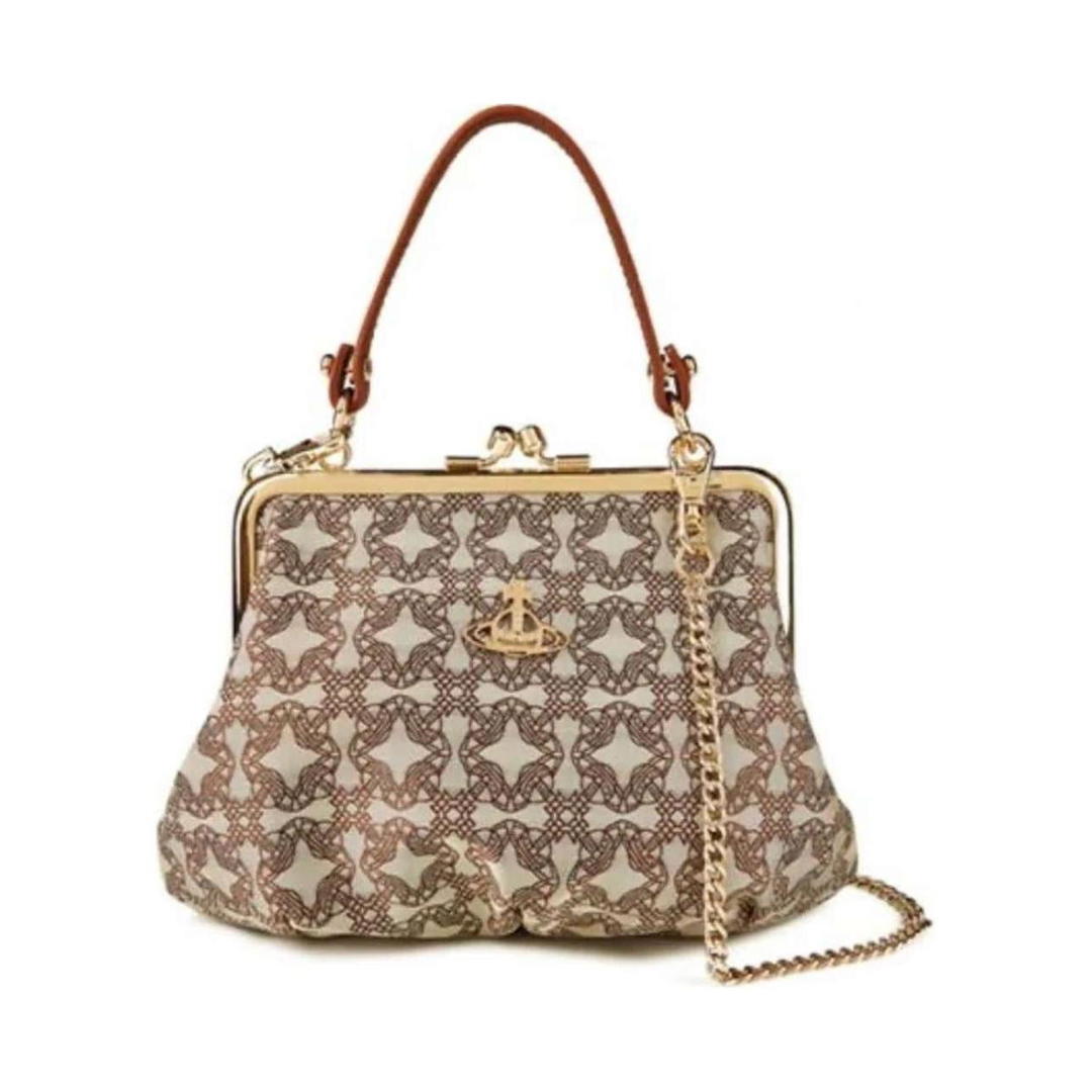 Vivienne Westwood Vivienne Westwood Fabric Shoulder Bag Crossbody Bag Wallet Women's Brown