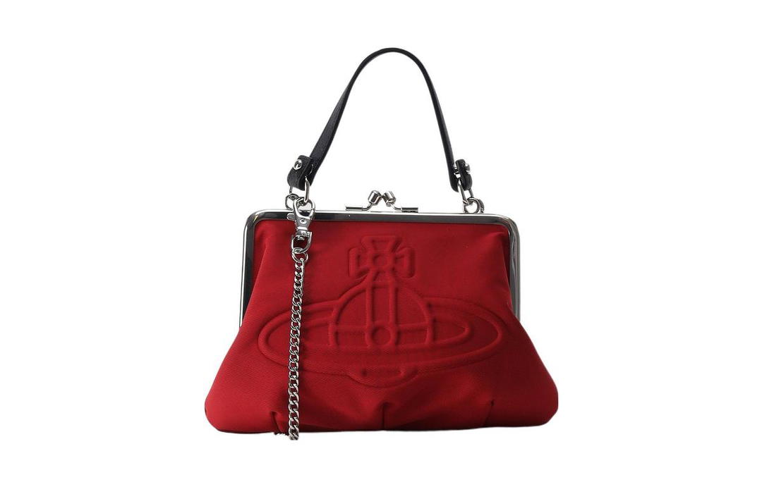 Vivienne Westwood Vivienne Westwood Fabric Handbag Shoulder Bag Crossbody Bag Wallets Mini Women's Red