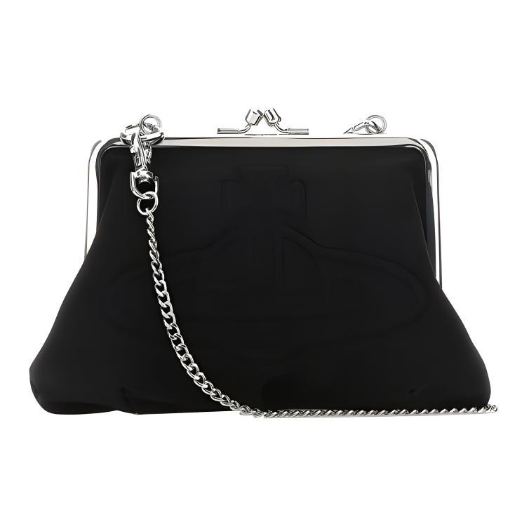 Vivienne Westwood Vivienne Westwood Fabric Shoulder Bag Crossbody Bag Women's Black