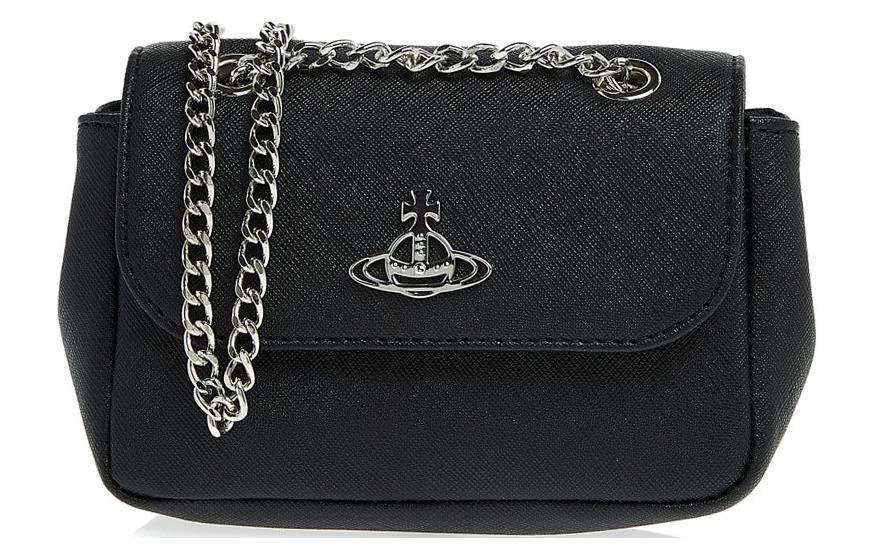 Vivienne Westwood Vivienne Westwood Leather Crossbody Bag Shoulder Bag Women's Black