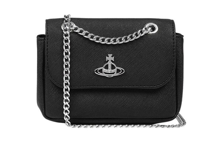 Vivienne Westwood Vivienne Westwood Saffiano PU Wallet Small Size Women's Black
