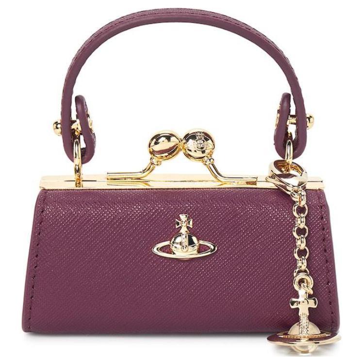 Vivienne Westwood Vivienne Westwood Leather Handbag Mini Women's Purple