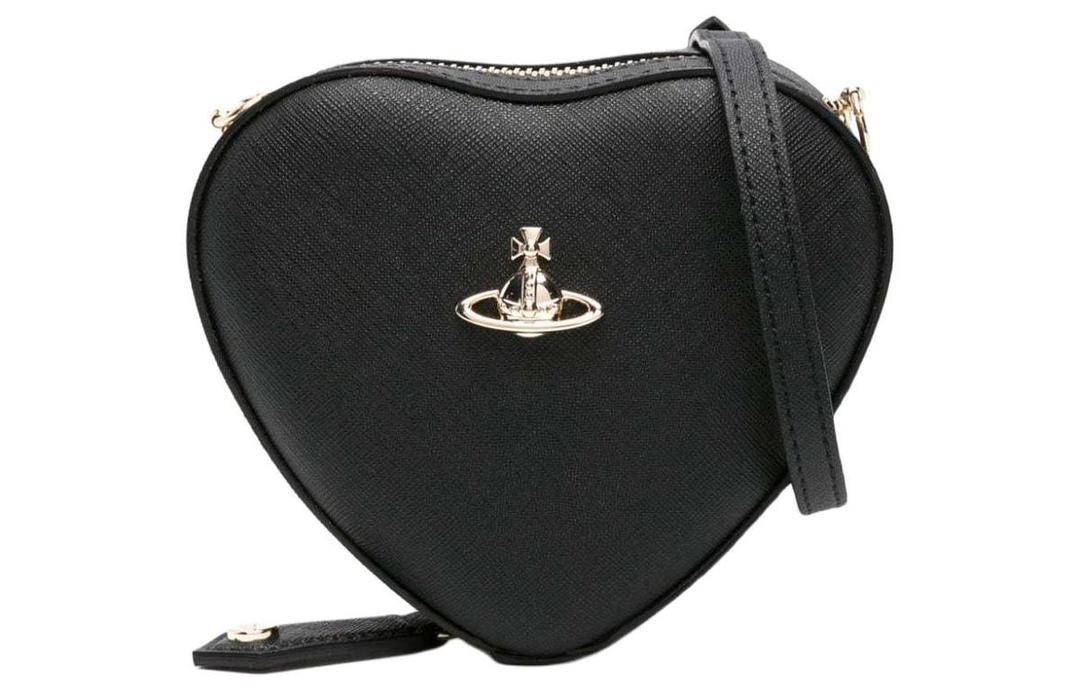 Vivienne Westwood Vivienne Westwood Orb Plaque Heart Shape Crossbody Bag