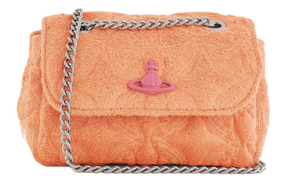 Vivienne Westwood Vivienne Westwood Cotton And Polyethylene Crossbody Bag Shoulder Bag Women's Peach