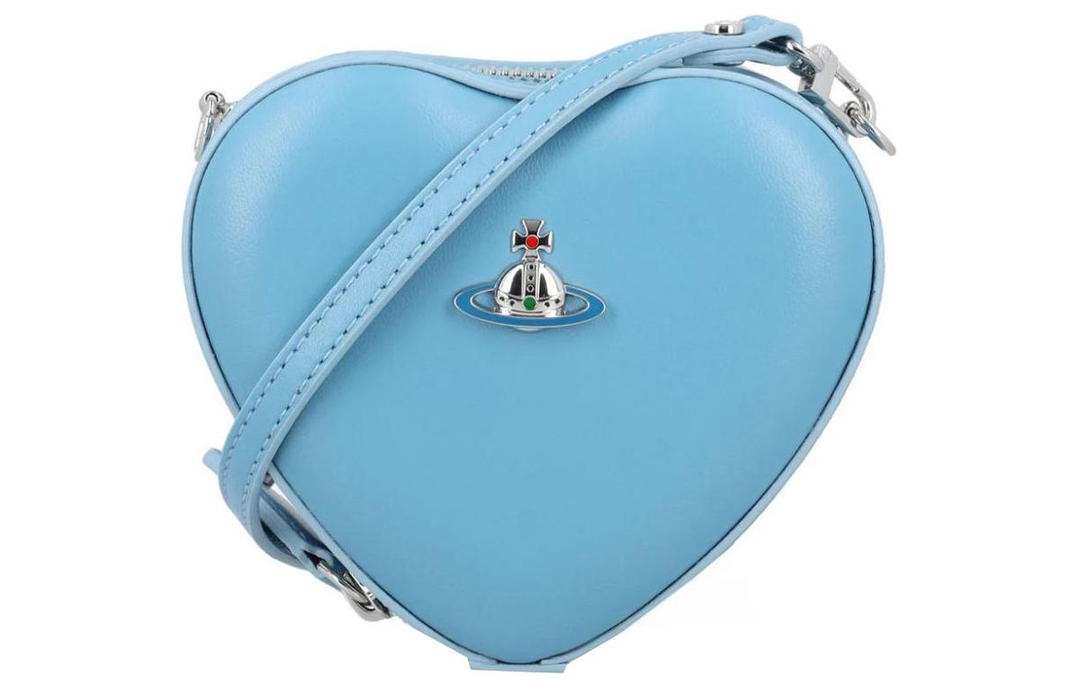 Vivienne Westwood Vivienne Westwood Mini Heart Shaped Orb-Plaque Crossbody Bag