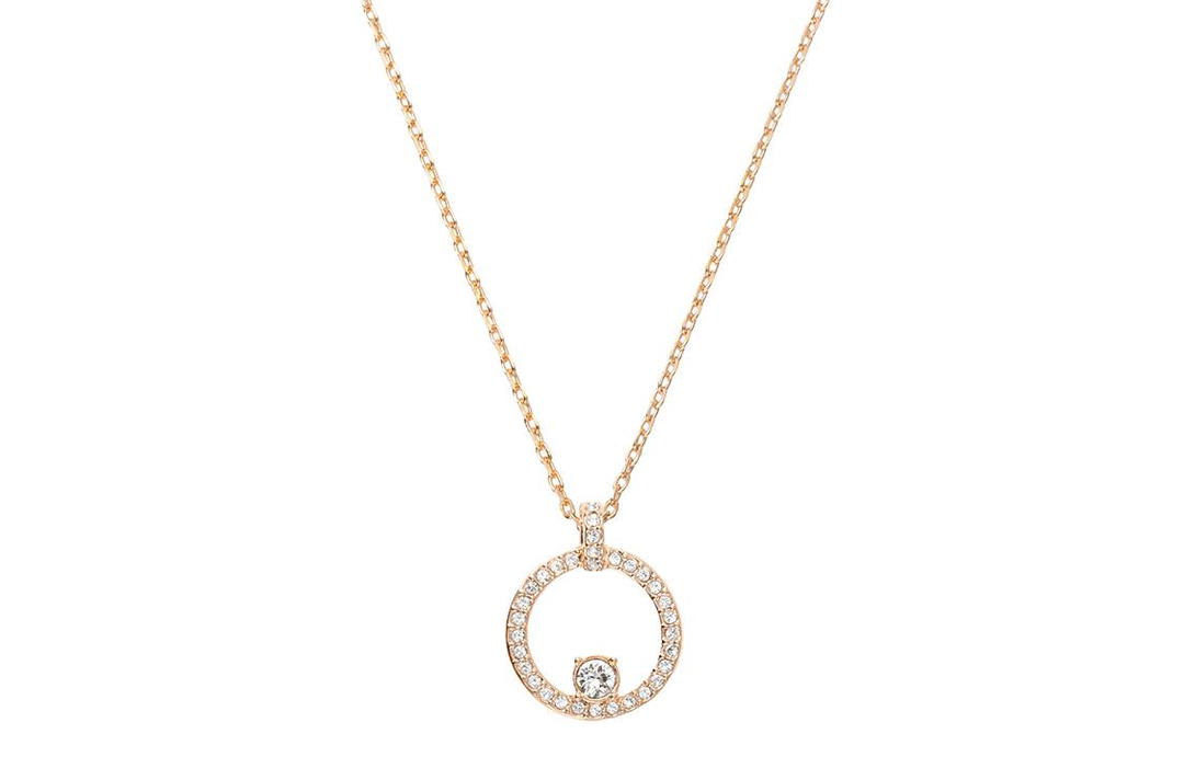 Swarovski Swarovski Constella Faux Crystal Necklaces Women's Rose Gold