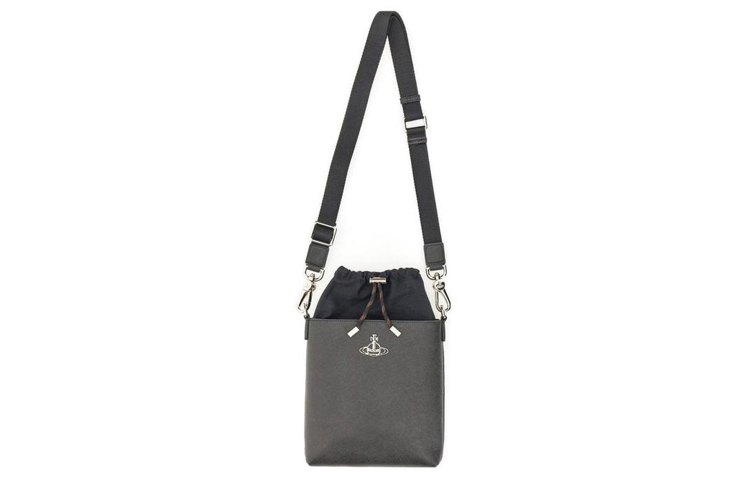 Vivienne Westwood Vivienne Westwood Leather Crossbody Bag Shoulder Bag Women's Black