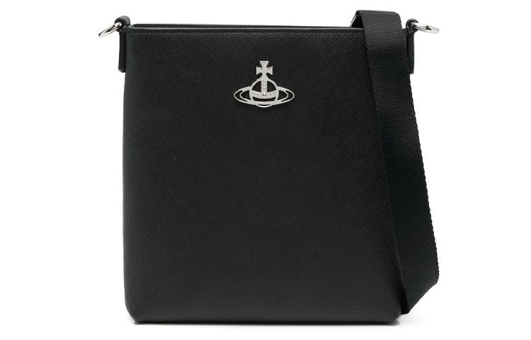 Vivienne Westwood Vivienne Westwood Calfskin Shoulder Bag Crossbody Bag Women's Black