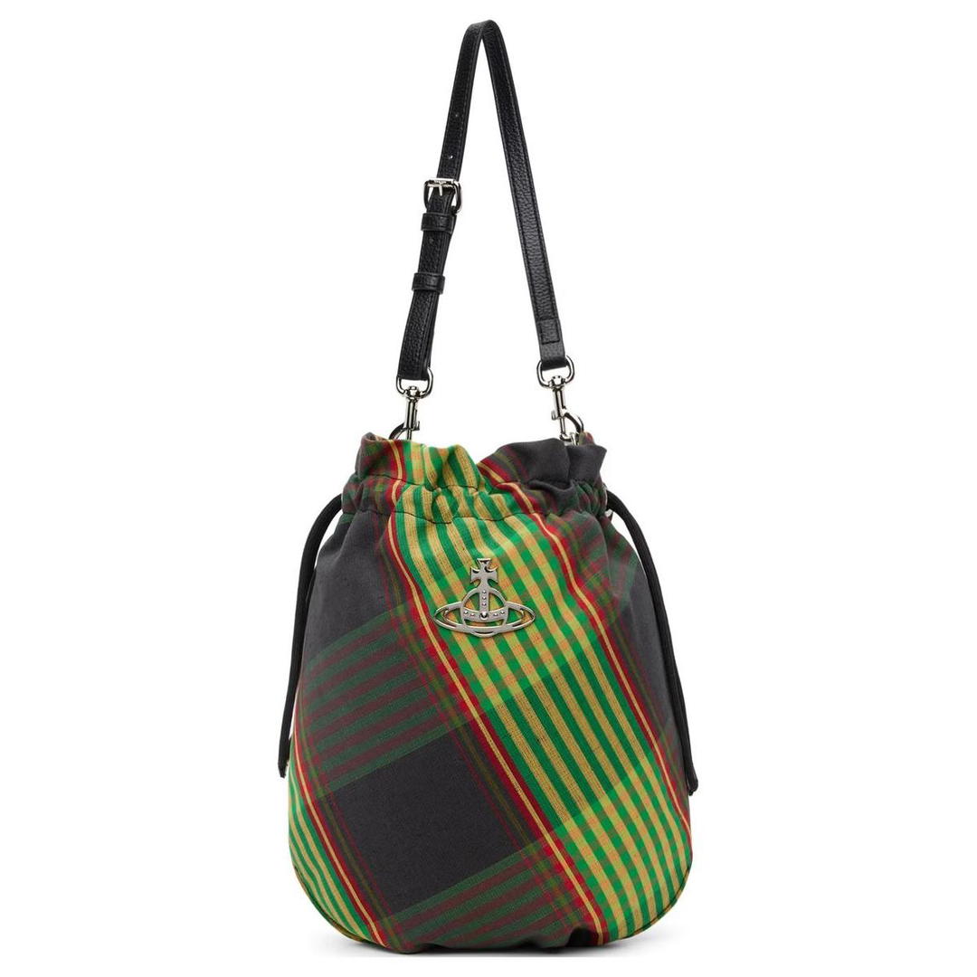 Vivienne Westwood Vivienne Westwood Canvas Bucket Bags One Shoulder Handbags Men's Green