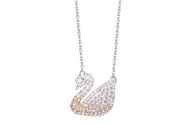 Swarovski Swarovski Swan Necklace - Pink - view 2