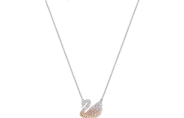 Swarovski Swarovski Swan Necklace - Pink - view 4