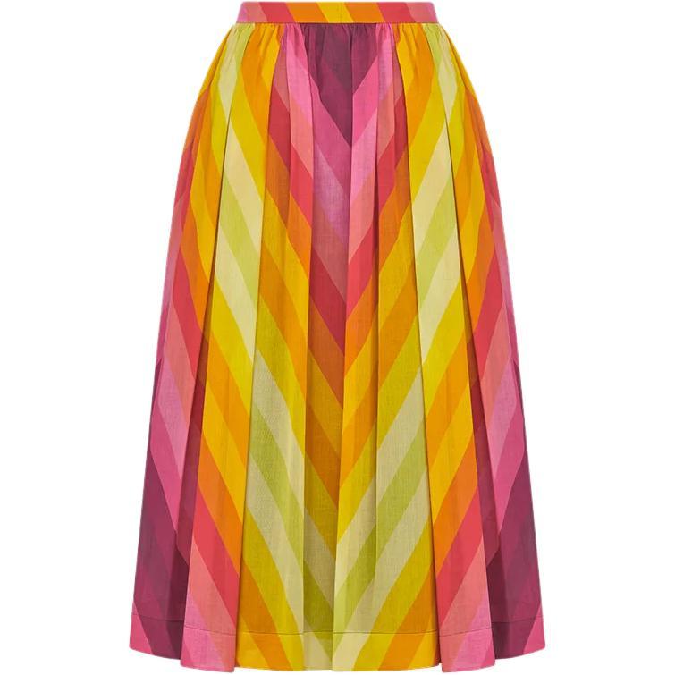 Dior Dior Casual Long Skirt Women's Multicolor