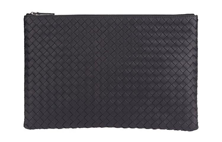 Bottega Veneta Bottega Veneta Leather Clutch Regular Women's Black