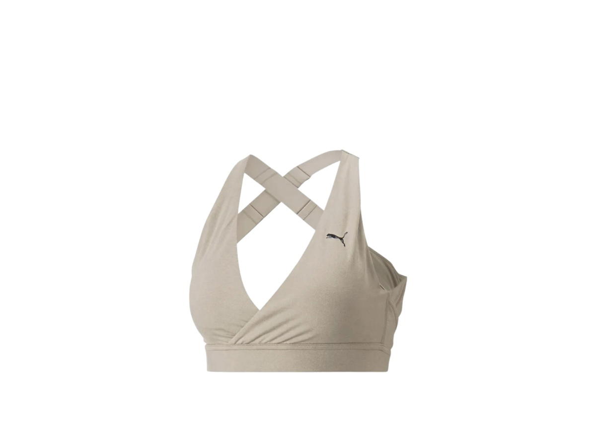 Puma Puma Yogini Mid Impact Crossover Training Bra Green